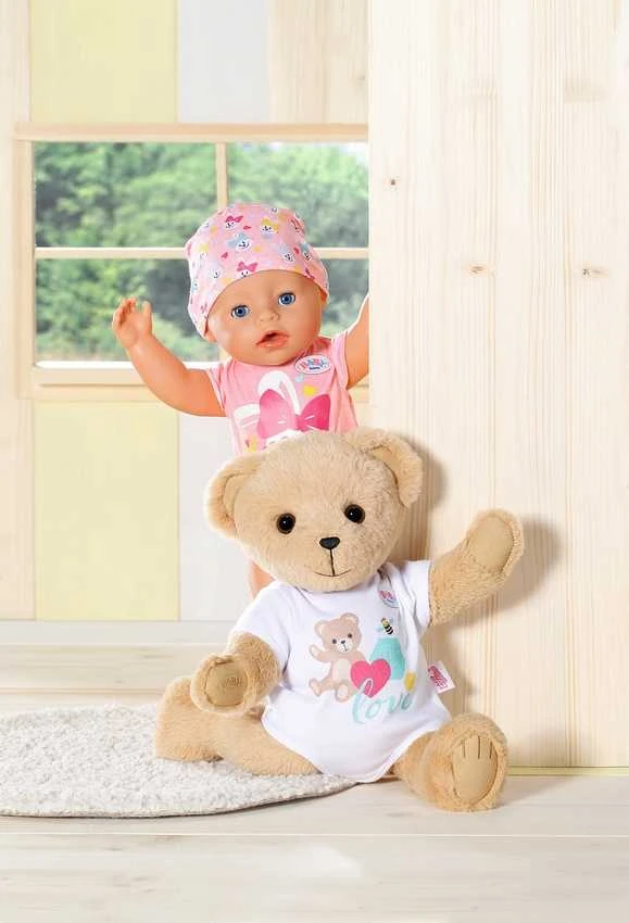 Zapf BABY BORN Pliušinis baltas meškutis, 43 cm