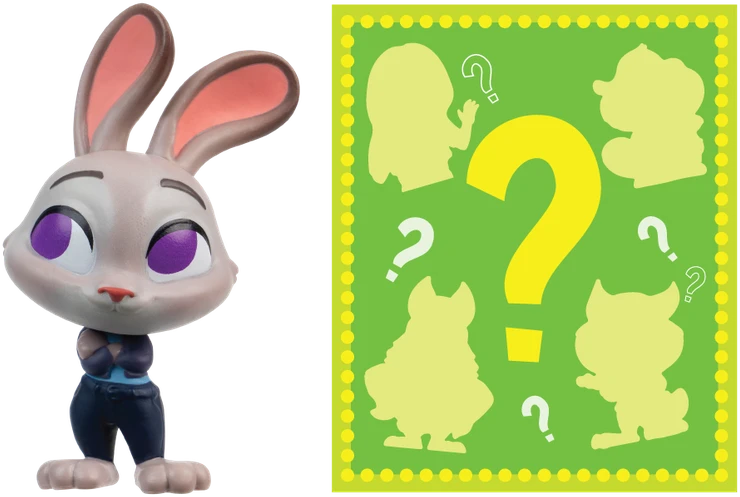 ZOOTOPIA Kolekcinės peliukų figūrėlės, 2 vnt., 5 cm