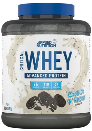Applied Nutrition Critical Whey 2000 g. (Baltas Chocolate Pistachio skonis)