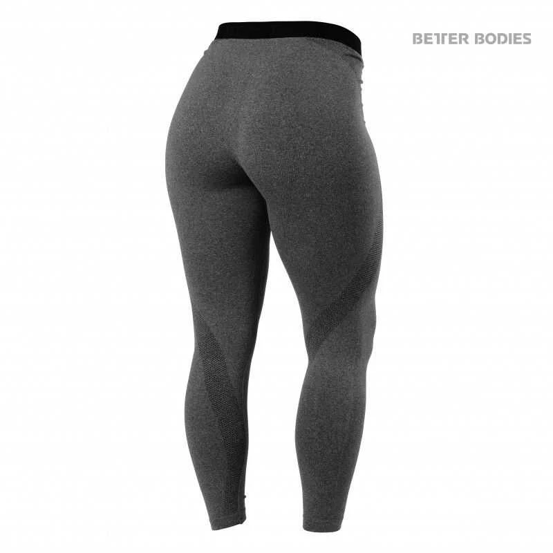 Better Bodies Astoria Curve Tights (Graphite melange) (M Dydis)