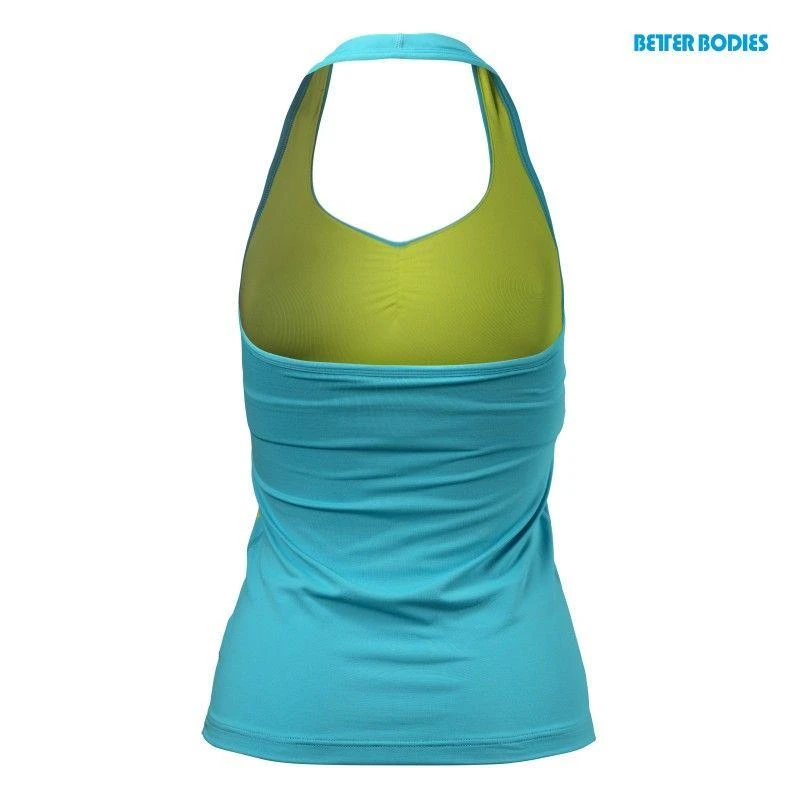 Better Bodies Halterneck Tank Top (Aqua/Mėlyna) (M Dydis)