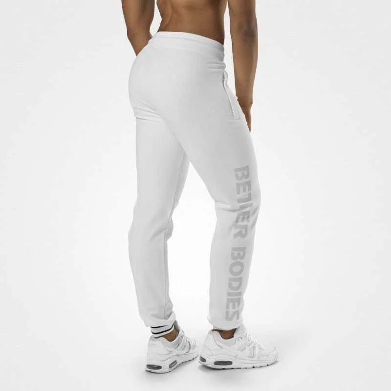 Better Bodies Madison Sweat Pants (Baltas) (M )