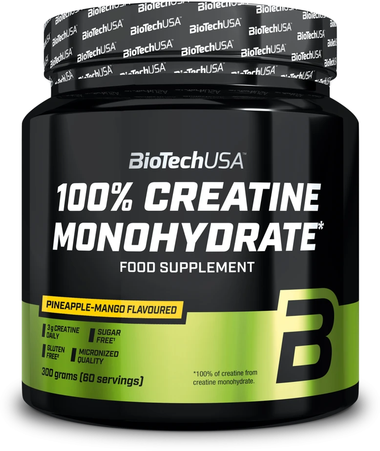 Biotech 100% Creatine Monohydrate 300g. (Unflavoured)