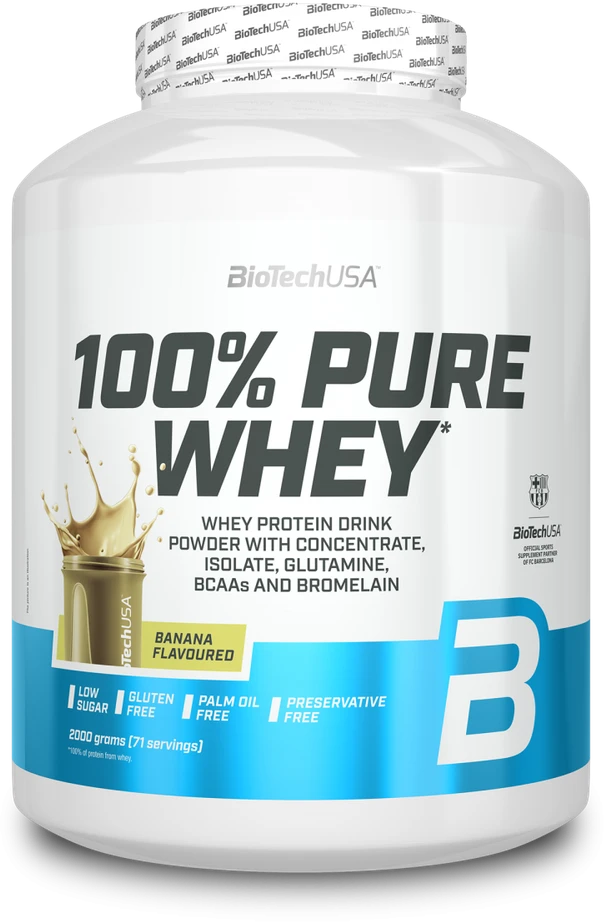 Biotech 100% Pure Whey 2000 g. (Juodas Biscuit skonis )