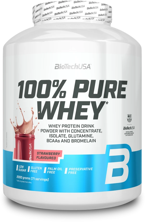 Biotech 100% Pure Whey 2000 g. (Juodas Biscuit skonis )