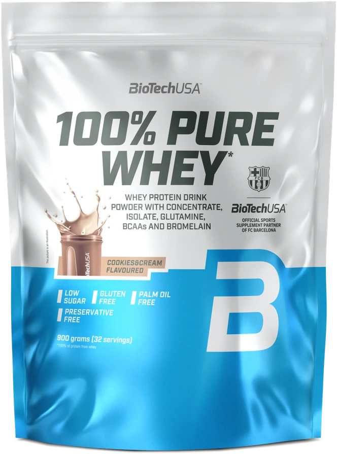 Biotech 100% Pure Whey 900 g. (Cookies Kreminis skonis )