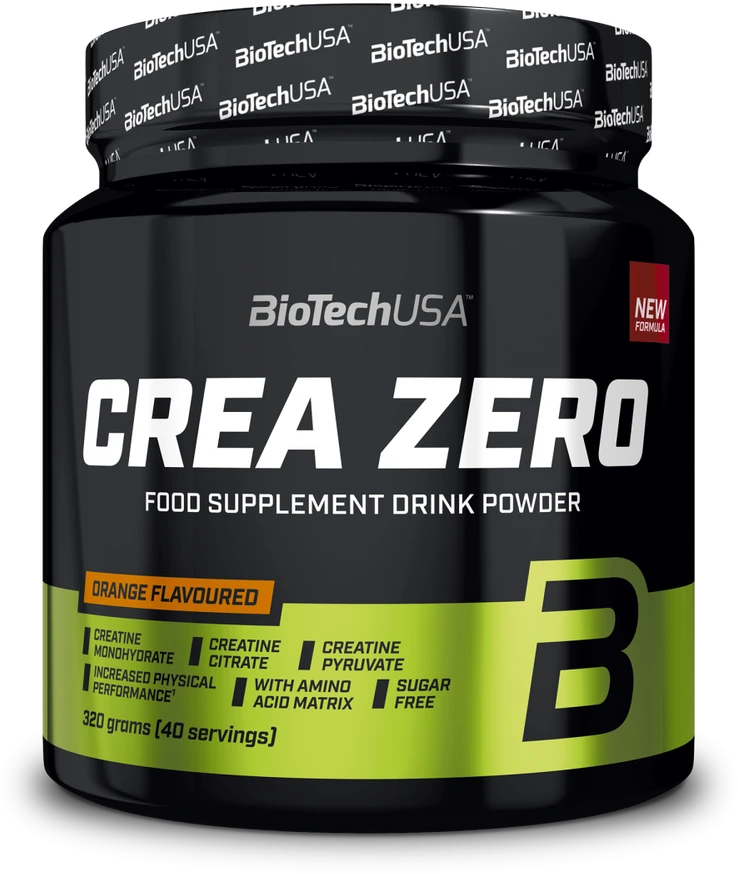 Biotech Crea Zero 320 g. (Oranžinis skonis)