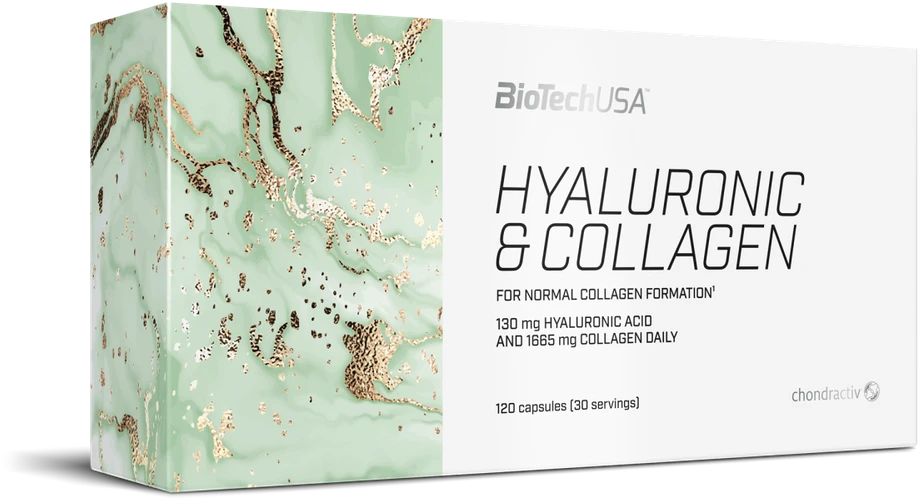 Biotech Hyaluronic & Collagen 120 kaps.