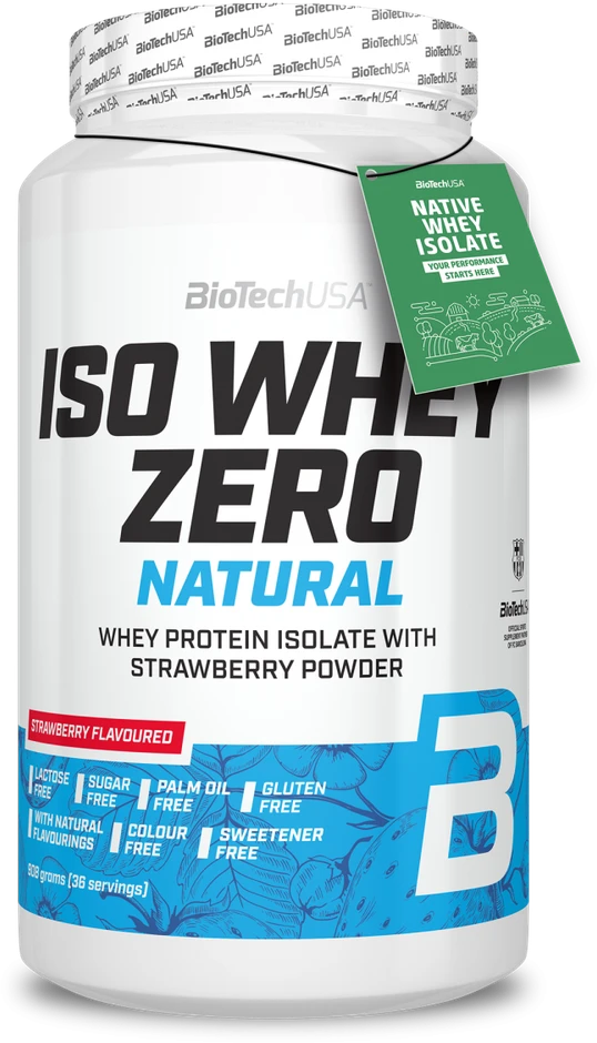 Biotech Iso Whey Zero Natural 908 g. (Vanilla-Cinnamon skonis )