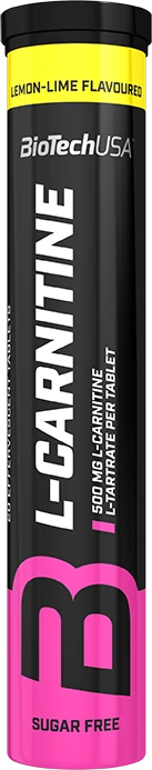Biotech L-Carnitine Effervescent (Tirpios vandenyje) 20 tab. (Bluberry Raspberry skonis )