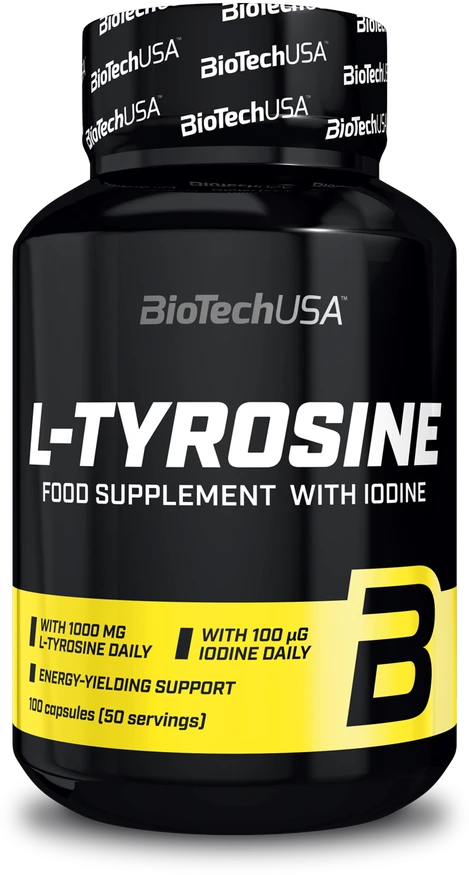 Biotech L-Tyrosine 100 kaps. (L-Tirozinas)