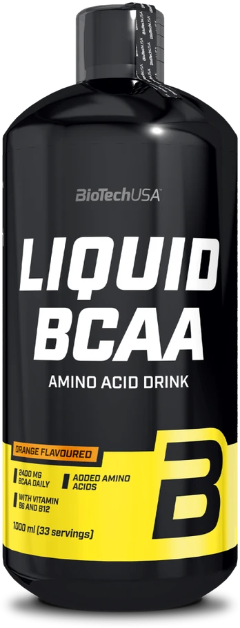 Biotech Liquid BCAA 1000 ml. (Oranžinis skonis)