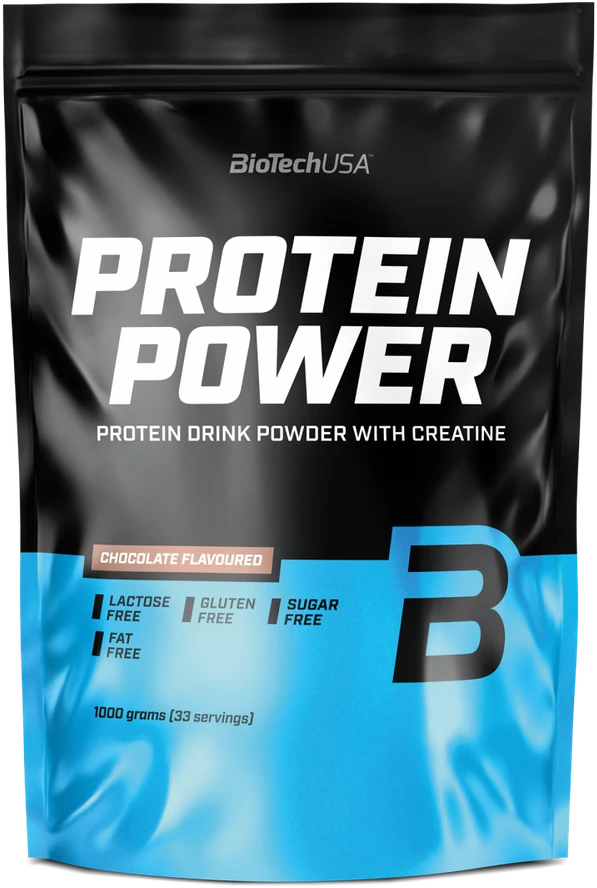 Biotech Protein Power 1000 g. (Šokolado skonis)