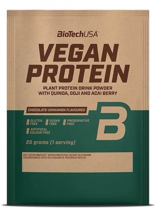 Biotech Vegan Protein 25g. (mėginėlis) (Įvairūs skoniai)