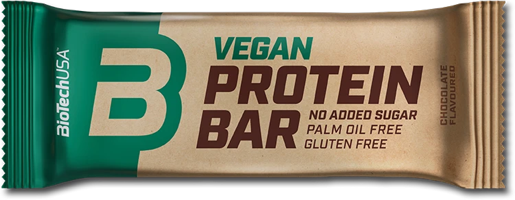 Biotech Vegan Protein Bar (baltyminis batonėlis) 50 g. (Peanut Butter skonis)