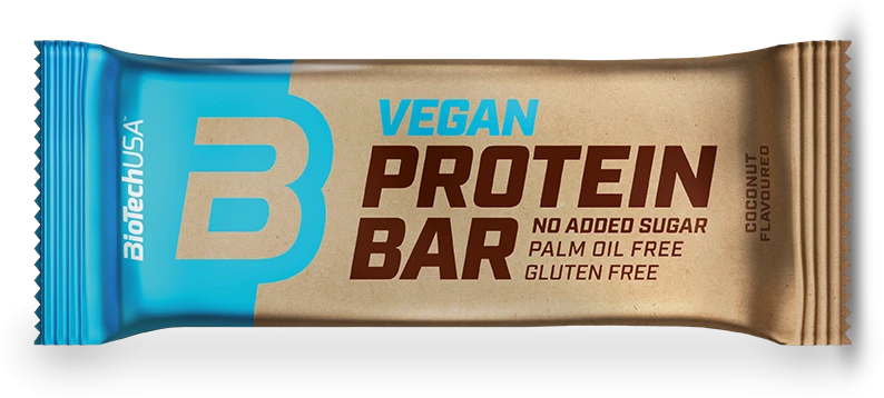 Biotech Vegan Protein Bar (baltyminis batonėlis) 50 g. (Peanut Butter skonis)