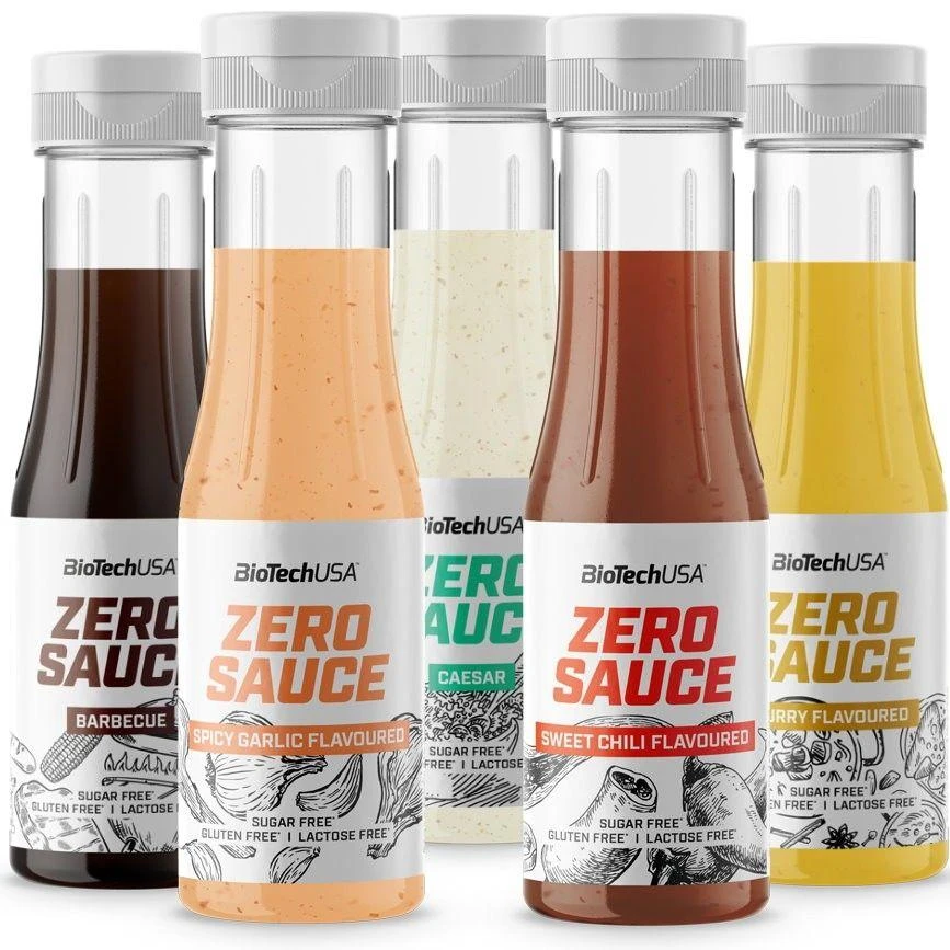 BioTech Zero Sauce (padažai) 350 ml. (Barbekiu skonis)