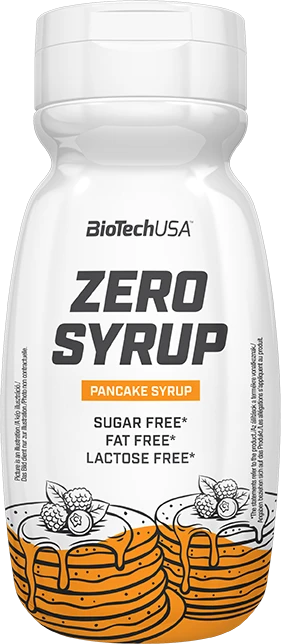 BioTech Zero Syrup 320 ml. (sirupai) (Braškių skonis)