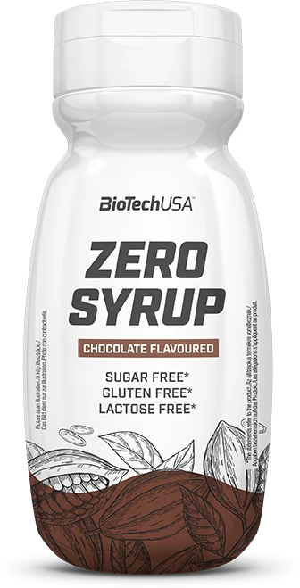 BioTech Zero Syrup 320 ml. (sirupai) (Braškių skonis)