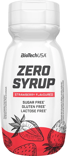 BioTech Zero Syrup 320 ml. (sirupai) (Braškių skonis)