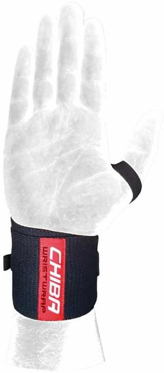 Chiba Wrist Wrap Juodas Line 40426 (riešų apsaugos) (Juodas spalva)
