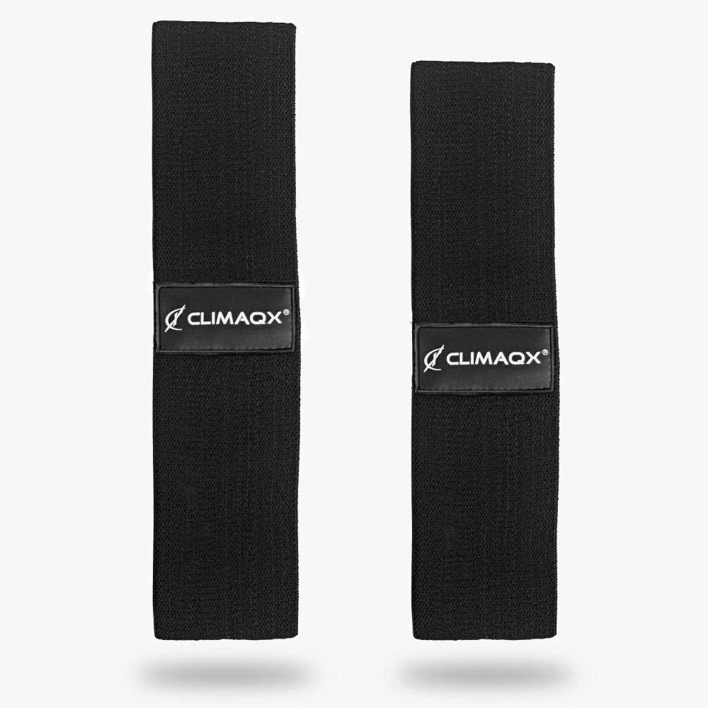 Climaqx Booty Bands Set (pasipriešinimo gumos) 2 vnt. (Juodas)
