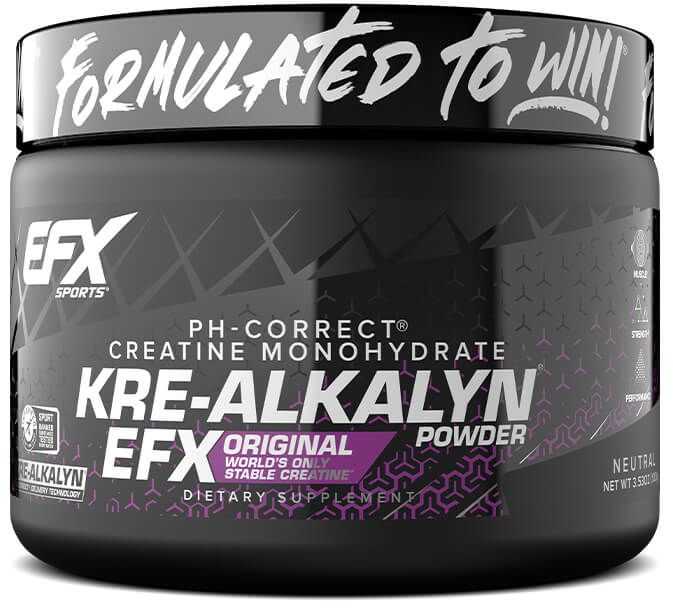 EFX Sports Kre Alkalyn Powder 110 g. (Rainbow Blast skonis)