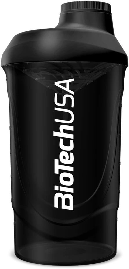 Gertuvė Biotech Shaker Wave 600 ml. (Juodas)