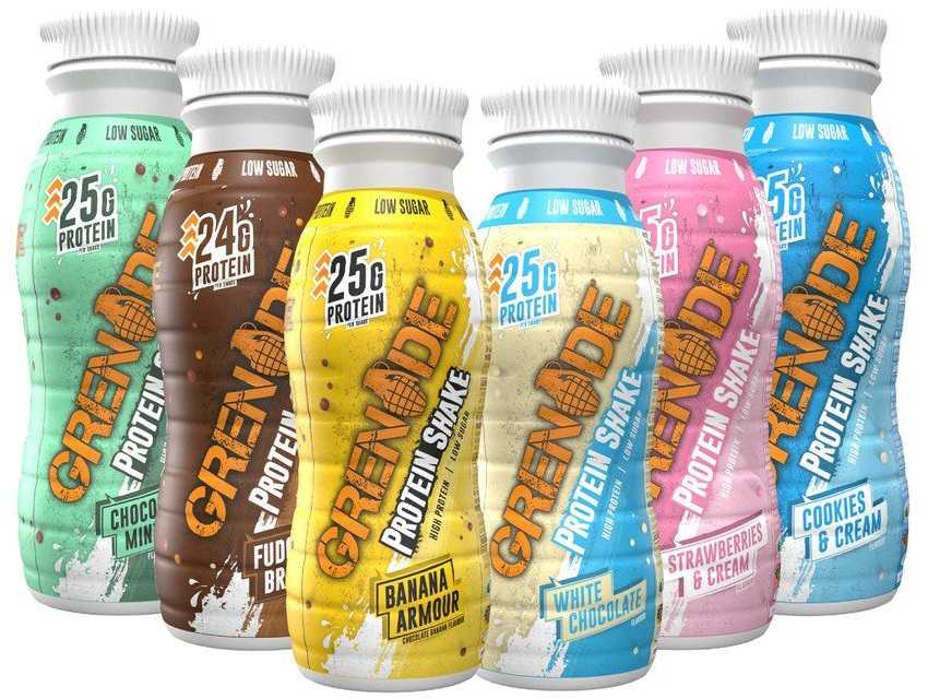 Grenade Protein Shake 330 ml. (Fudge Brownie skonis), žema kaina Varle.lt