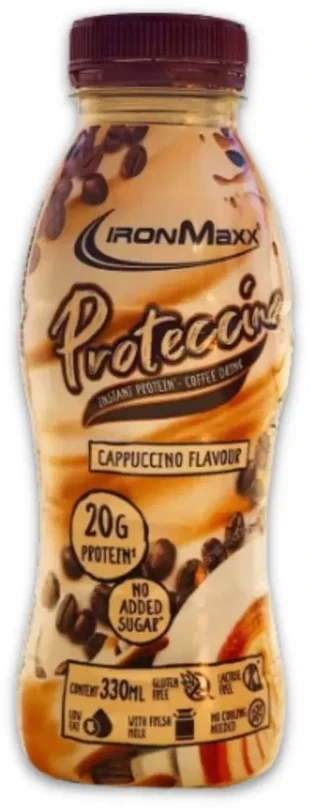 IronMaxx Proteccino 330 ml. Geriausias iki 2026-12-13 (Caramel Macchiato skonis )