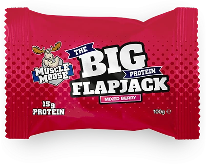 Muscle Moose The Big Protein Flapjack (avižinis batonėlis) 100 g. (Chocolate skonis)