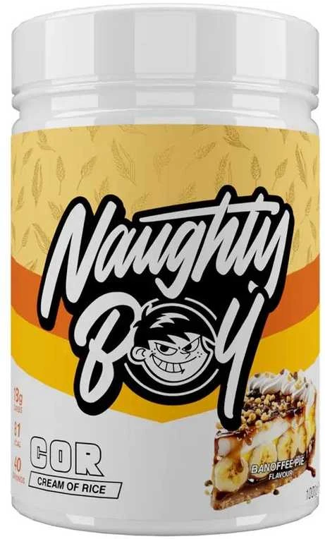 Naughty Boy Kreminis of Rice COR 1000 g. (Banoffee Pie skonis)