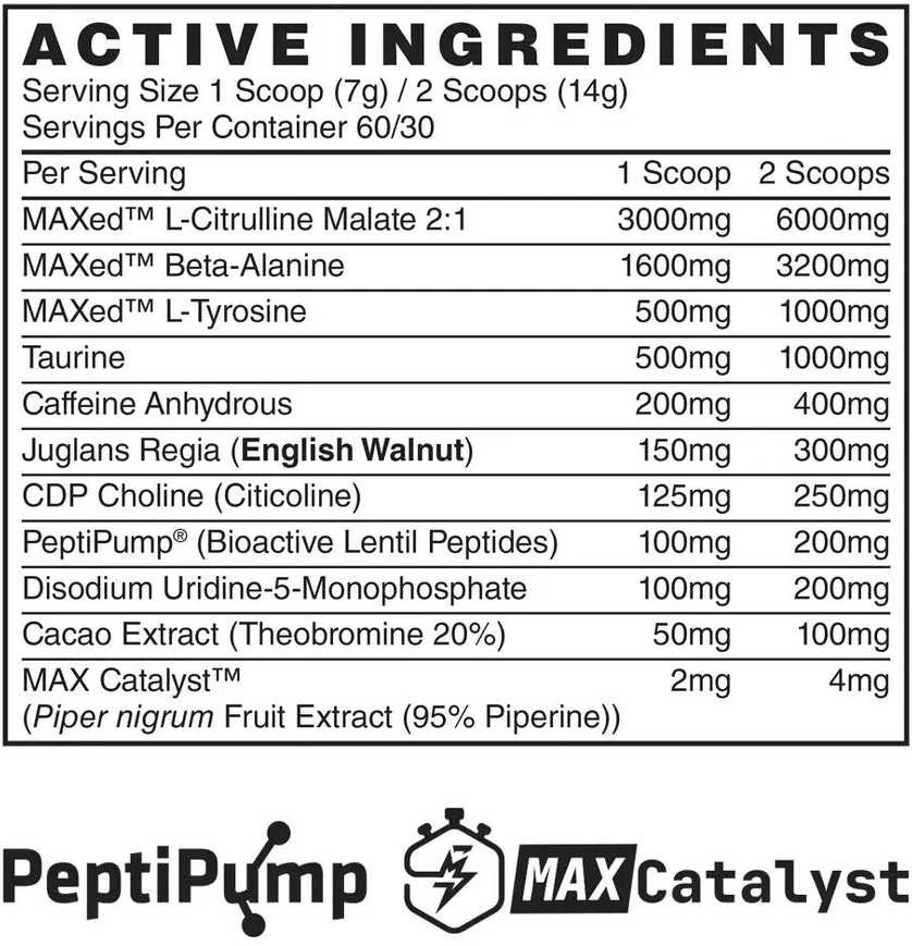Naughty Boy Menace® V2 Pre-Workout 420 g. (Gotti Grape skonis)