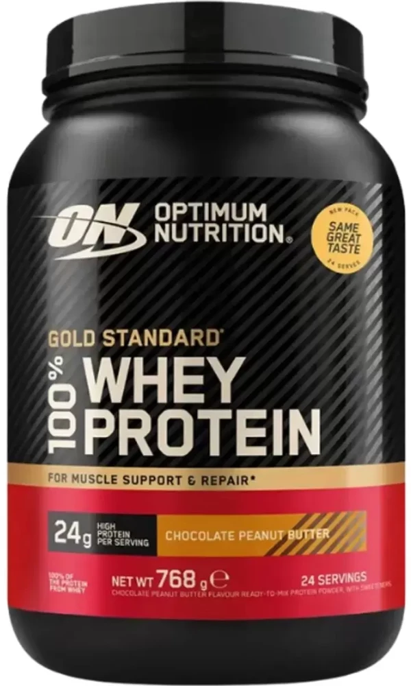 Optimum Nutritions Optimum Nutrition 100% Gold Standard Whey Protein 770g. (Vanilla Ice Kreminis skonis )
