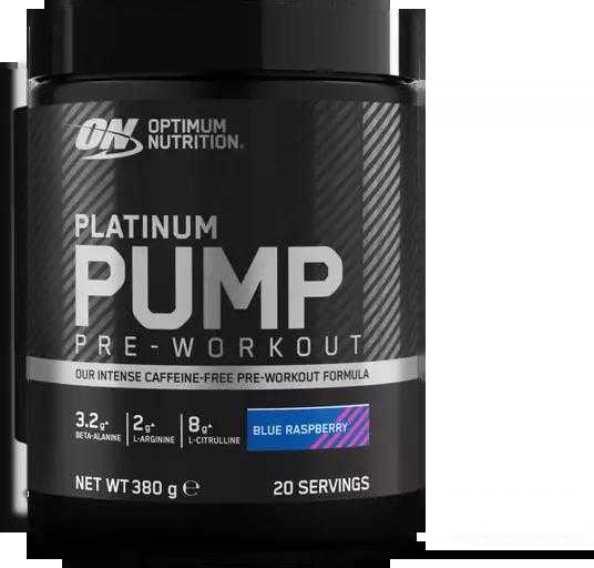 Optimum Nutritions Optimum Nutrition Platinum Pump Pre-workout 380 g. (Lemon-Lime skonis)