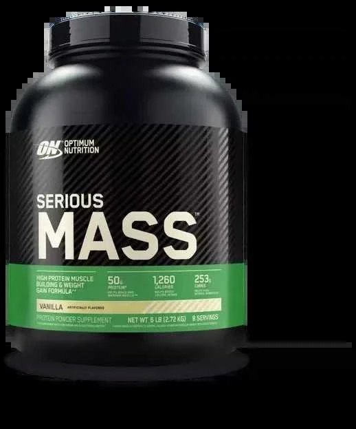 Optimum Nutritions Optimum Nutrition SERIOUS MASS 2720g (Cookies and cream skonis)