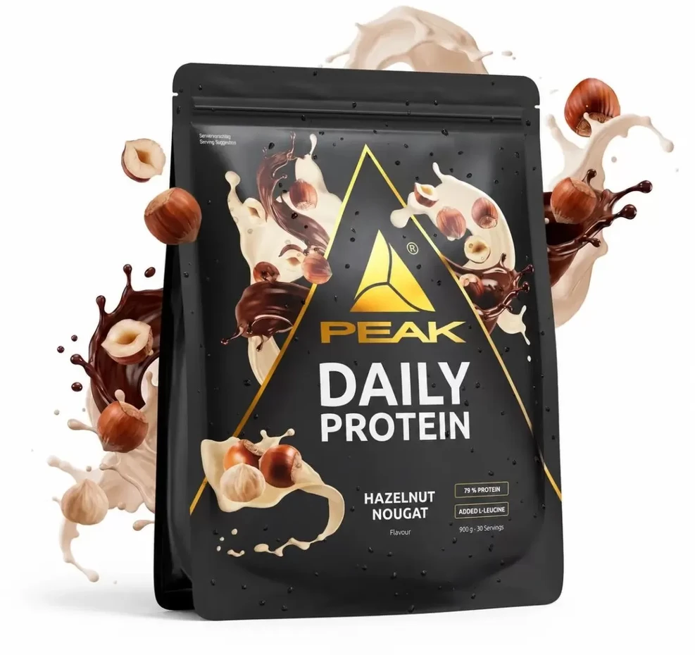 Peak Daily Protein 900 g. (Hazelnut Nougat skonis)
