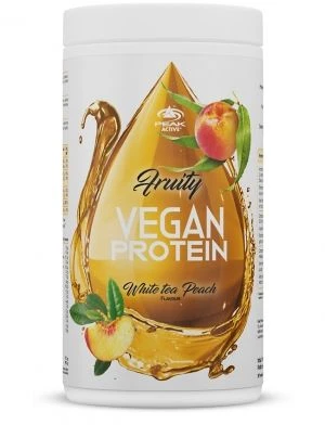Peak Fruity Vegan Protein 400g. (Strawberry skonis)