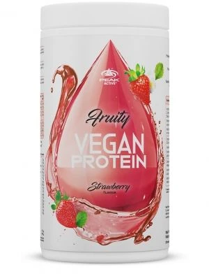 Peak Fruity Vegan Protein 400g. (Strawberry skonis)