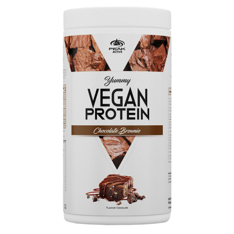 Peak Yummy Vegan Protein 450g. (Nougat Praline skonis)