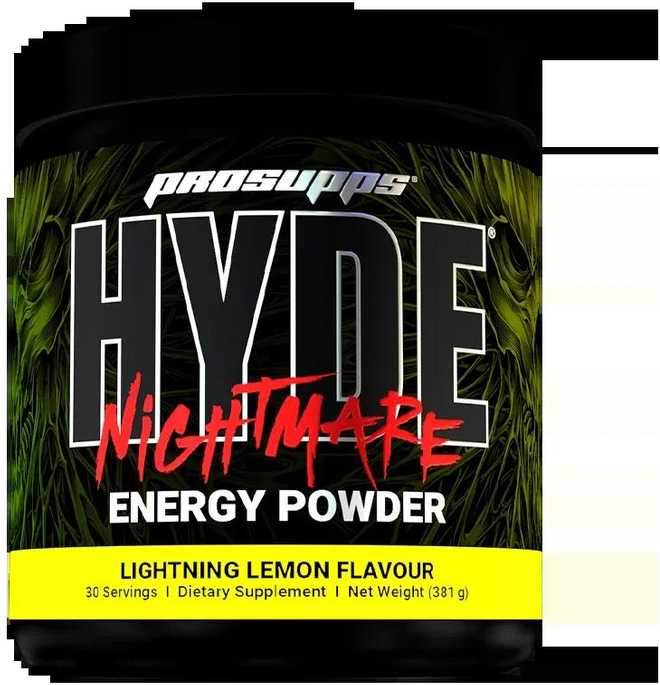Prosupps Nutrition ProSupps Hyde Nightmare 306 g. Geriausias iki 2026-08-30 (Lightning Lemon skonis)