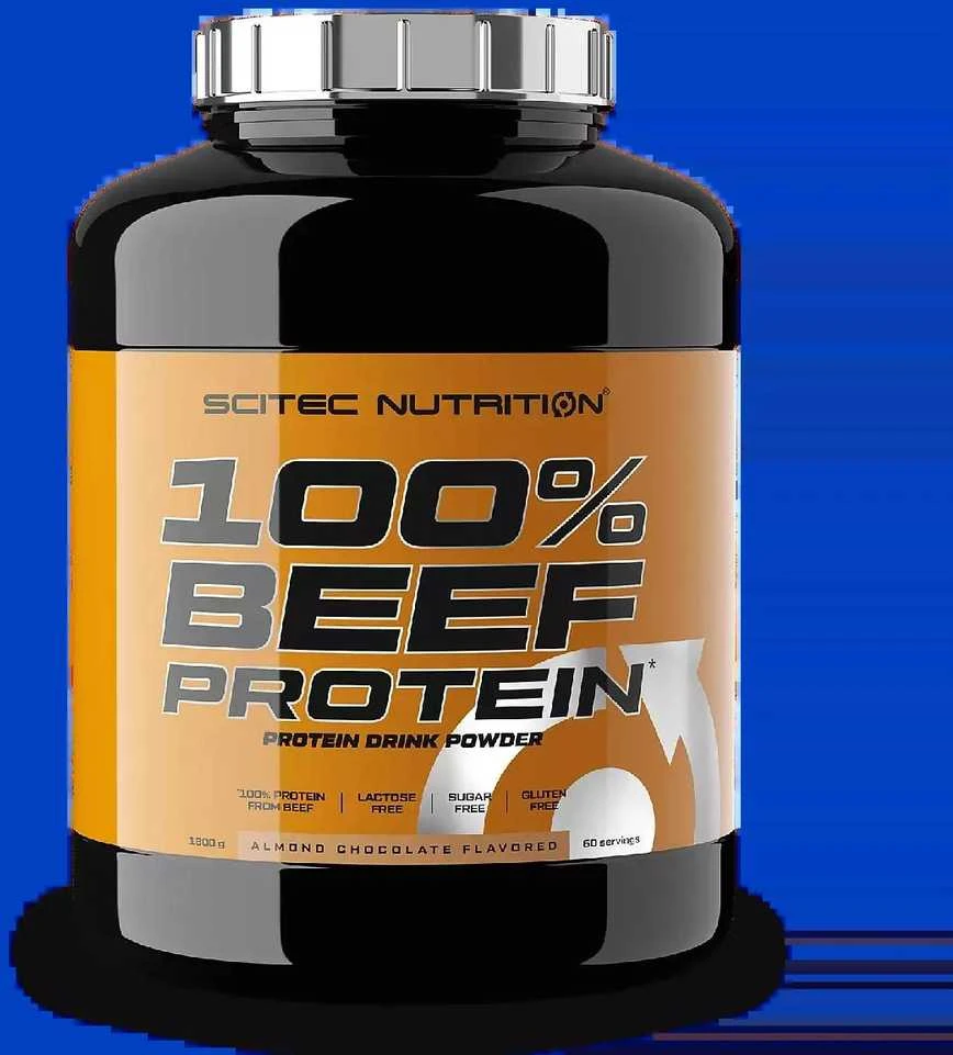 Scitec 100% Beef Protein 1800 g. (Almond Chocolate skonis)