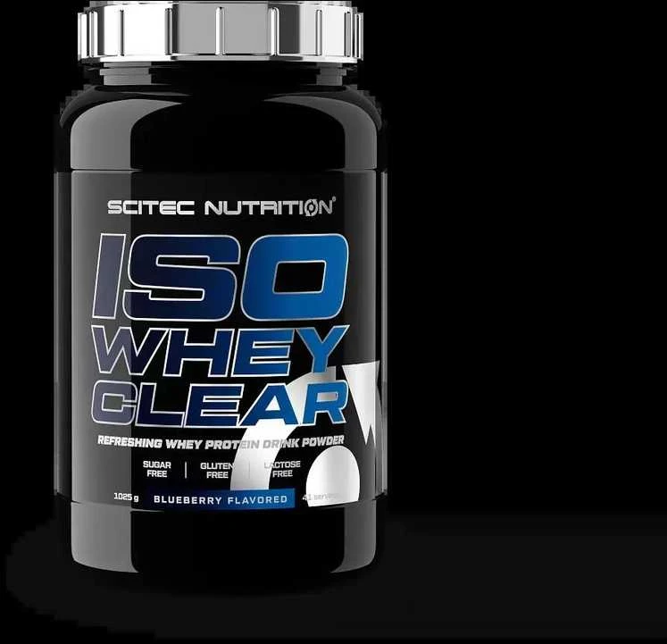 Scitec Iso Whey Clear 1025 g. (Blueberry skonis )