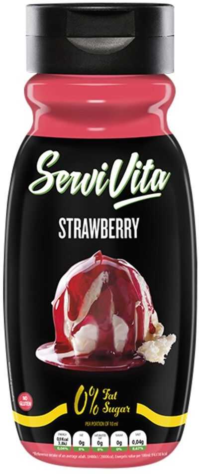 ServiVita Strawberry Dessert Sauce 320 ml. (Strawberry)