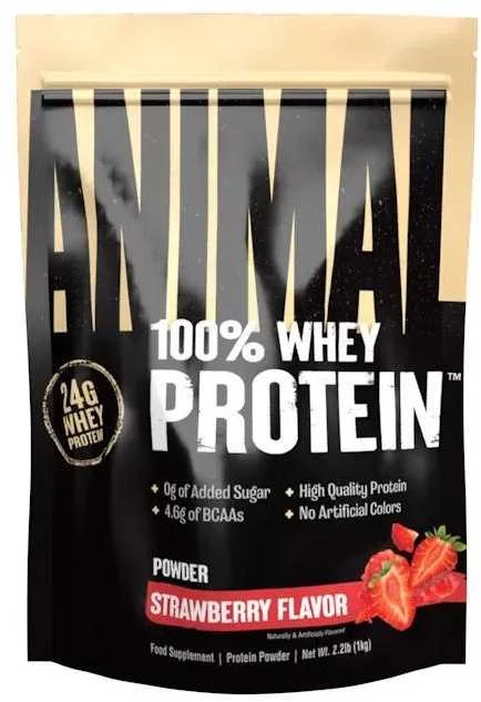 Universal Nutritions Universal Animal 100% Whey Protein 1000 g. (Strawberry skonis)
