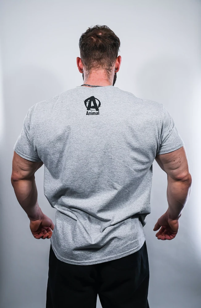 Universal Nutritions Universal Animal Iconic Tee Maršnėliai pilki (3XL dydis)