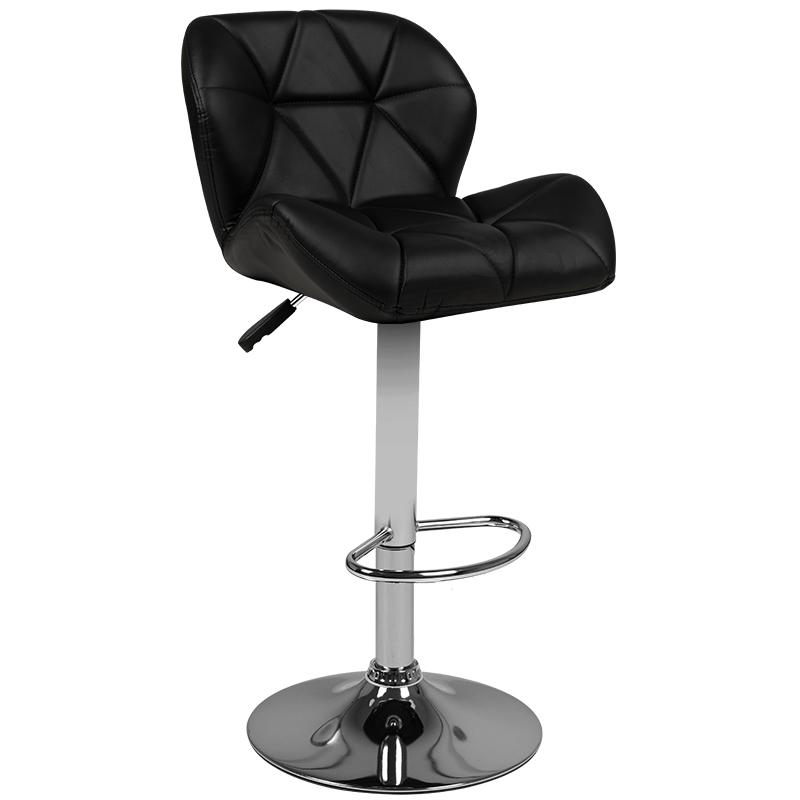 Activeshop Baro kėdė BELISSIMO ECO LEATHER CHROME Juodas