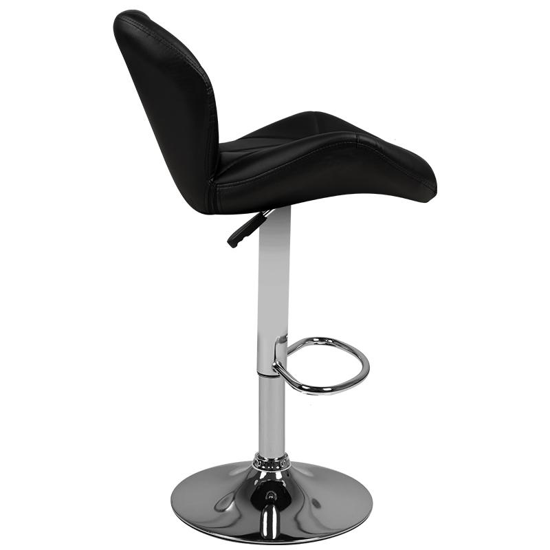Activeshop Baro kėdė BELISSIMO ECO LEATHER CHROME Juodas