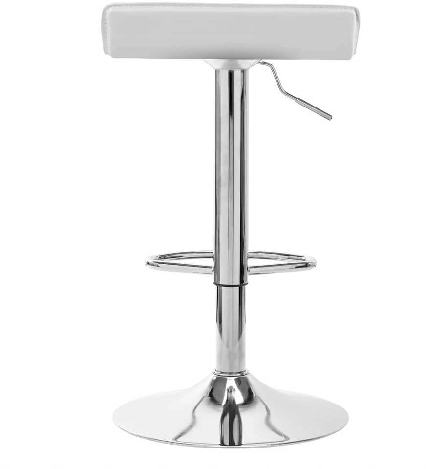 Activeshop Baro kėdė WAVY ECO LEATHER CHROME Baltas