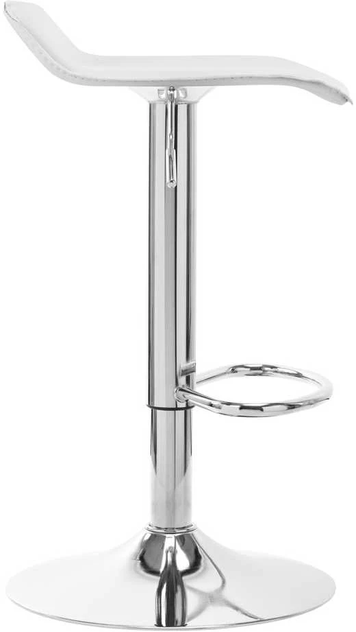 Activeshop Baro kėdė WAVY ECO LEATHER CHROME Baltas